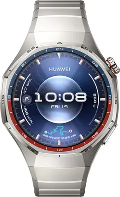 Produktbild von Huawei Watch GT 6 Pro - 46 mm - titanium alloy - intelligente Uhr mit Riemen - Titan - Silber - Handgelenkgröße: 140-210 mm - Anzeige 3.7 cm (1.47")