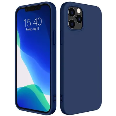 Produktbild von starfix Silicon Cover S-Case für Apple iPhone 12 Pro Max blau