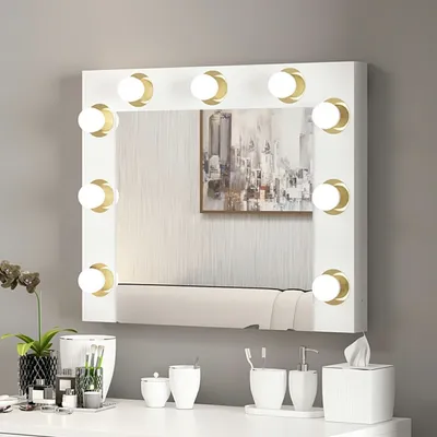 Produktbild von Skye Decor, Armin - White, Schminktisch, Weiß, 100 % MELAMINBESCHICHTETE SPANPLATTEN, 72 x 7 x 60 cm
