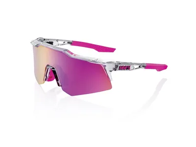 Obrázek produktu pro 100% Speedcraft XS Polished Translucent Grey/Purple Multilayer Mirror Lens Cyklistické brýle