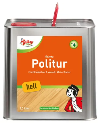 Produktbild von Poliboy Reinigungsmittel Holz Politur Hell - Inhalt 2,5L, Reinigung & Pflege