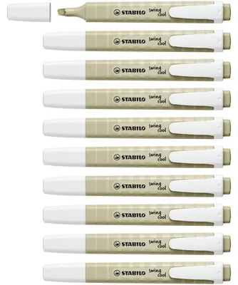 Produktbild von STABILO Textmarker - swing cool NatureCOLORS - 10er Pack - schlammgrün