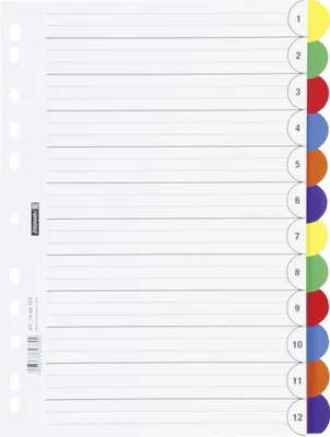 Produktbild von 10XBRUNNEN 1066595 Ringbuchreg.A4 12tlg