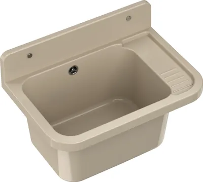 Immagine prodotto di Granitan | Lavabo - Lavello 50x34x31 cm - Lavello beige - con sifone - PARON