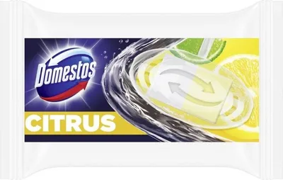 Produktbild von Domestos Kostka toaletowa 3w1 Cytrusowa Zapobiegająca Kamieniowi 35 g