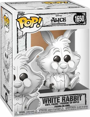 Produktbild von Funko FK86424 - Disney POP! Vinyl Figur Sketched- White Rabbit 9 cm - Neu
