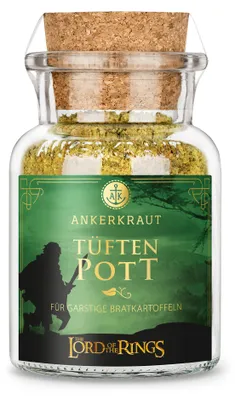 Produktbild von Tüften Pott (Der Herr der Ringe), 105g im Korkenglas
