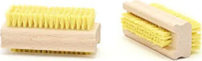 Produktbild von Gründliche Handwaschbürste doppelseitig aus Buchenholz für effektive Nagelreinigung 1 Stück natur