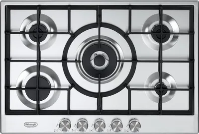 Immagine prodotto di De'Longhi NSL 575 X piano cottura Inox Da incasso 75 cm Gas 5 Fornelli