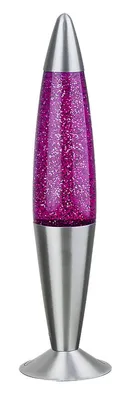 Produktbild von Rabalux Glitter lávová lampa 1x E14 fialová, strieborná