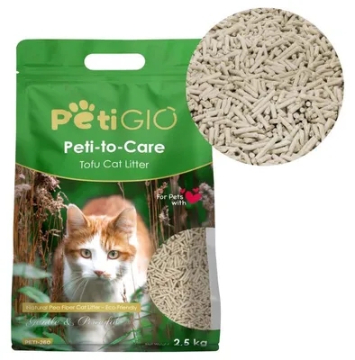 Obrázek produktu pro Peti-to-Care stelivo pro kočky Tofu Natural 2,5kg (cca 6l)