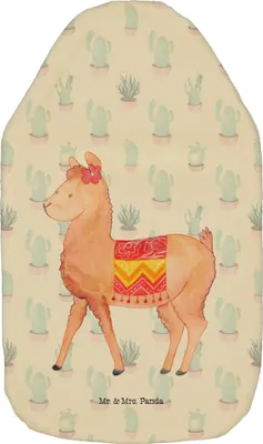 Produktbild von Mr. & Mrs. Panda Wärmflasche Alpaka Stolz - Kaktus Grün - Geschenk, warmwasserflasche, gummi, Lama, Bettflasche, Wärmekissen, Kuschelwärmflasche
