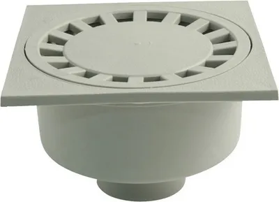 Produktbild von Marley Hof-Ablauf DN 110 Abgang senkrecht, Rost 20 x 20 cm