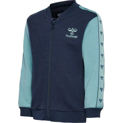 Produktbild von hummel hmlWULBATO ZIP JACKET - BLACK IRIS - 104