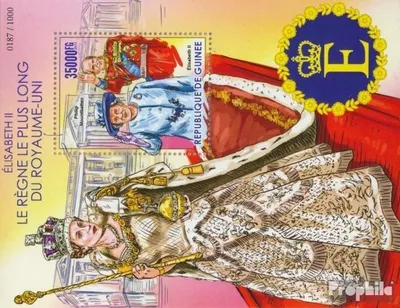 Produktbild von Briefmarken Guinea 2015 Mi Block 2569 (kompl. Ausgabe) postfrisch Elizabeth II