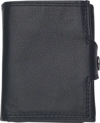 Obrázek produktu pro Josephine Osthoff Slim Wallet with coin pocket pánská peněženka z pravé kůže s ochranou RFID dámská malá peněženka pouzdro na karty peněženka (203)