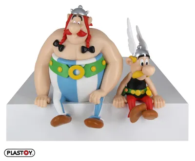 Productafbeelding van Plastoy Asterix en Obelix figuur. Één maat