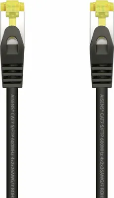 Zdjęcie produktu dla Kabel Ethernet LAN Aisens 0,5 m czarny