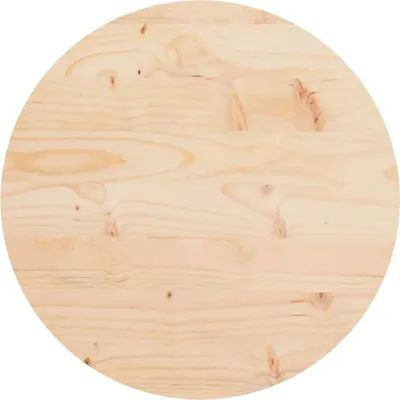 Produktbild von Tischplatte Rund Ø40x3 cm Massivholz Kiefer