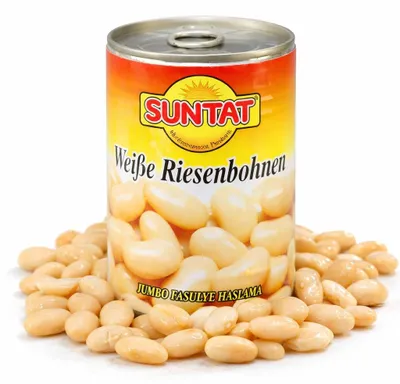Produktbild von SUNTAT Weiße Riesenbohnen, (6 x 400 g)
