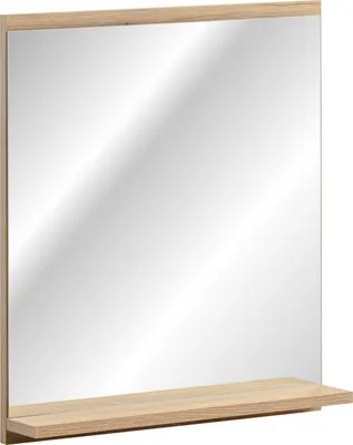 Produktbild von Badezimmerspiegel 50 Cm Mit Ablage In Eiche  Evoke