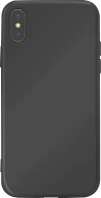 Obrázok produktu pre Jaym, prémiové silikónové puzdro z mikrovlákna Apple iPhone X / XS, čierne