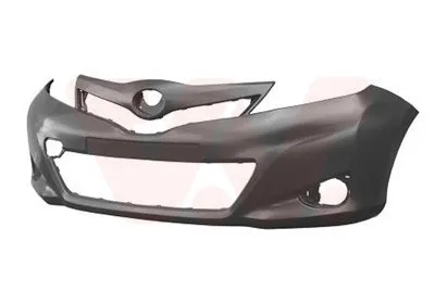 Produktbild von VAN WEZEL Stoßstange Stoßfänger für TOYOTA Yaris Schrägheck (P13) Schwarz 5437571