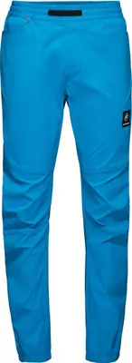 Helle; blaue Trekkinghose "Massone Light Pants" von Mammut; geeignet für Herren.