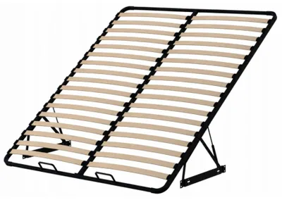 Obrázek produktu pro Kovový rám pod postel MOVEUP, rozměry 200x180 cm, s 34 lamelami z břízy