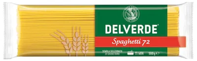 Obrázek produktu pro Delverde Spaghetti 72 Těstoviny Špagety z tvrdé pšeničné krupice 500g