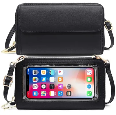 Zdjęcie produktu dla Solidchoice - Etui na telefon komórkowy z ochroną RFID i paskiem na ramię