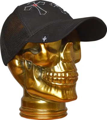 Produktbild von Cap 3 Cross Black Uni – Geissens Cap, schwarz