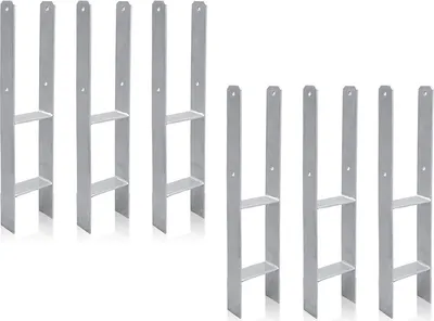 Obrázok produktu pre Yakimz 6x H-kotva Post Support Post Anchor Post Shoe Ground Socket 91MM Anchor 91MM