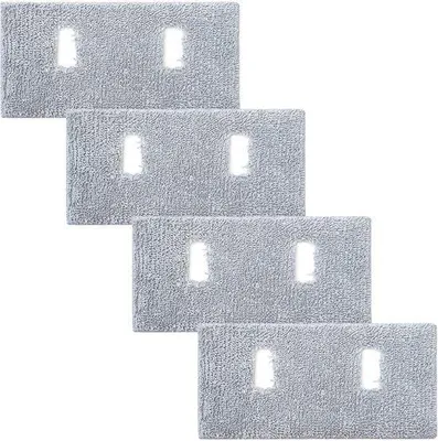 Produktbild von Olvy Wischtücher kompatibel A10 kabellosem Staubsauger - 4er Pack - Mikrofaser - Waschbar und wiederverwendbar Bodenreinigungspads