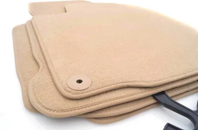 Produktbild von Fußmatten passend für Audi A6 S6 RS6 C5 4B Premium Velours Autoteppich Set Passgenau - beige