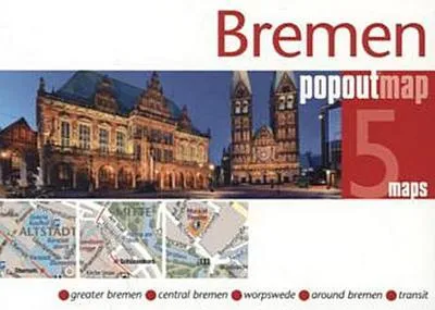 Obrázok produktu pre Brémy PopOut Mapa, 5 máp