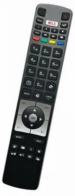 Produktbild von Originale Telefunken TV Fernbedienung für RC5118 | Netflix & YouTube