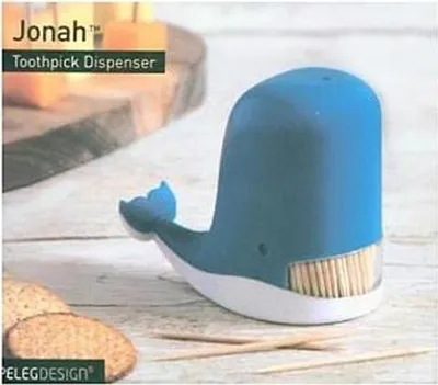 Produktbild von PELEG DESIGN - Jonah Zahnstocherspender | Praktischer Zahnstocher Spender | Zahnstocherbehälter aus Kunststoff
