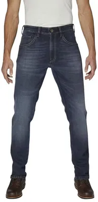Produktbild von Rokker Rokkertech Tapered Slim Blue Motorrad Jeans, 31/30