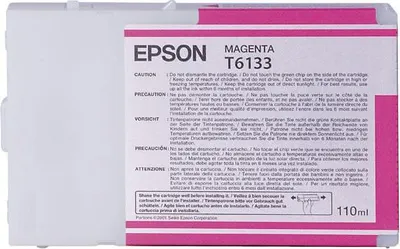Obrázek produktu pro Epson Inkoustová Magenta T613300, Purpurová, Inkoust na pigmentové bázi, 110 ml, 1 kusů