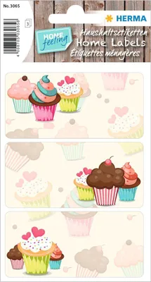 Immagine prodotto di Adesivi decorativi Herma Cupcakes