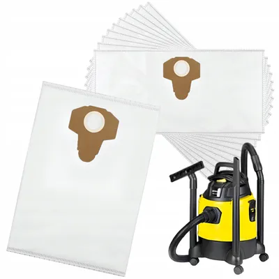 Zdjęcie produktu dla 10X Worki Do Odkurzacza Parkside Pwd Pwd20 Pws 1300 1400 A1 Pwd12 20L Pnts