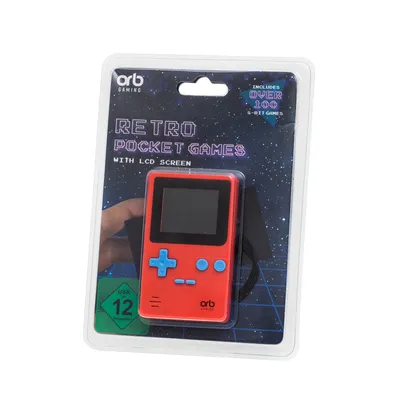 Productafbeelding van Thumbs up! 1002036 ThumbsUp! ORB Spielkonsole 1,8" LCD Gameboy 152 Spiele rot