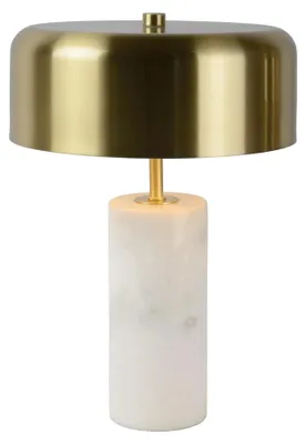 Immagine prodotto di Lampada da tavolo MIRASOL bianco e ottone 3xG9x7W pietra, dimensioni: 30x25x25 cm, IP20, Lucide