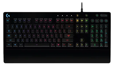 Zdjęcie produktu dla Logitech G G213 Prodigy, Pełnowymiarowy (100%), Przewodowa, USB, QWERTY, RGB LED, Czarny