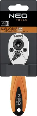 Produktbild von NEO TOOLS Umschaltknarre 08-501 105mm Chrom-Vanadium-Stahl