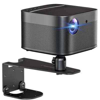 Produktbild von Beamer Wandhalterung mit 1/4 Zoll Gewinde, 360° drehbar, verstellbar bis 12 cm, für Wand & Decke, bis 10 kg