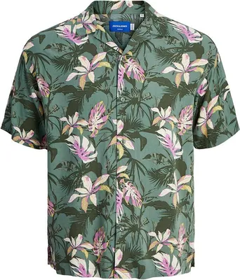 Produktbild von Jack & Jones Luke Tampa Aop Kurzarmhemd Mehrfarbig 5XL Mann Mehrfarbig 5XL