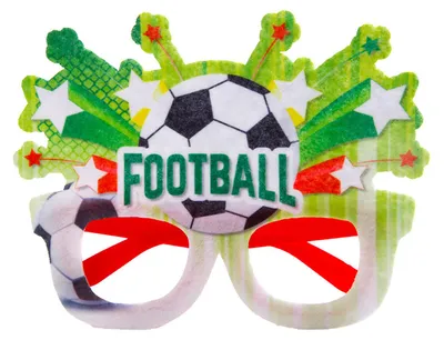 Produktbild von Fußballfanbrillen, Fußballwettbewerbsbrillen, Foto-Requisiten, Partybrillen für Sportgeburtstage mit Fußballmotto