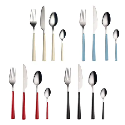 Produktbild von Echtwerk  Basic 16tlg  Essbesteck Tafelbesteck, Farbe:Schwarz